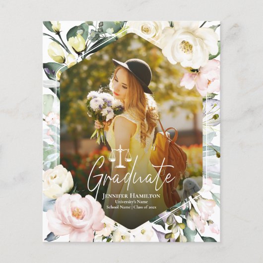 Ankündigung des Abschlusses der Foto-Universität F (Vorderseite)