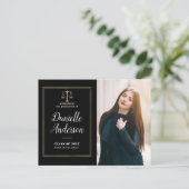 Ankündigung des Abschlusses der geometrischen juri Postkarte (Stehend Vorderseite)