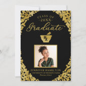 Ankündigung des Abschlusses der Graduate Pharmacy  (Vorderseite)