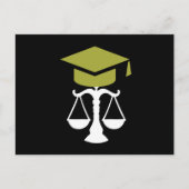 Ankündigung des Abschlusses der Juristischen Fakul (Vorderseite)