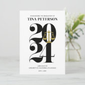 Ankündigung des Abschlusses der Juristischen Fakul (Stehend Vorderseite)