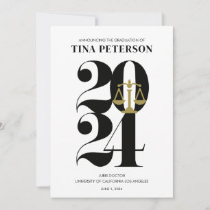 Ankündigung des Abschlusses der Juristischen Fakul