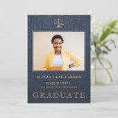 Ankündigung des Abschlusses der Juristischen Foto- (Stehend Vorderseite)