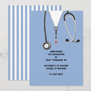 Ankündigung des Abschlusses der Krankenpflege