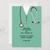 Ankündigung des Abschlusses der Krankenpflege (Vorderseite)