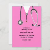 Ankündigung des Abschlusses der Krankenpflege (Vorderseite)