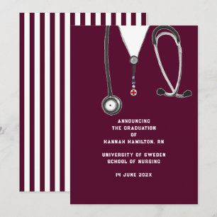 Ankündigung des Abschlusses der Krankenpflege