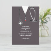 Ankündigung des Abschlusses der Krankenpflege (Stehend Vorderseite)