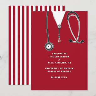 Ankündigung des Abschlusses der Krankenpflege