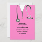 Ankündigung des Abschlusses der Krankenpflege (Vorderseite)