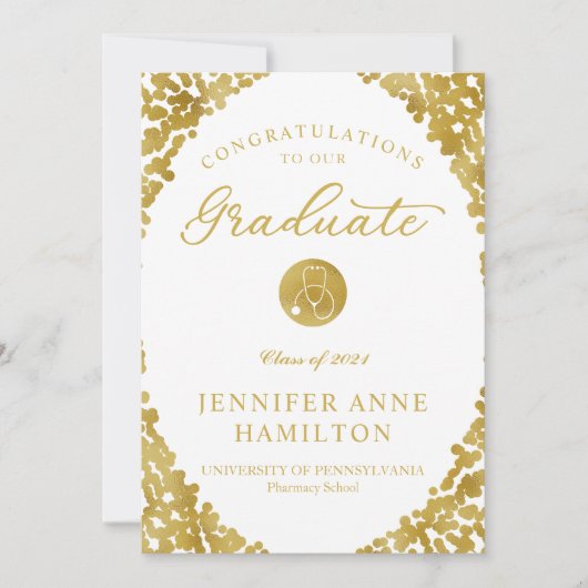 Ankündigung des Abschlusses der Krankenpflege (Vorderseite)