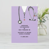 Ankündigung des Abschlusses der Krankenpflege (Stehend Vorderseite)