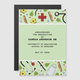 Ankündigung des Abschlusses der Krankenpflege in d