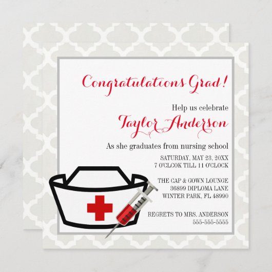 Ankündigung des Abschlusses der Krankenpflegerhütt (Vorne/Hinten)