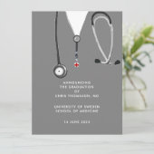 Ankündigung des Abschlusses der Medizinschule (Stehend Vorderseite)