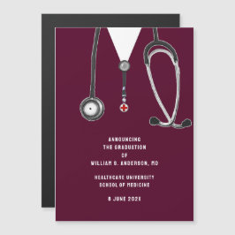 Ankündigung des Abschlusses der Medizinschule