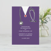 Ankündigung des Abschlusses der Medizinschule (Stehend Vorderseite)