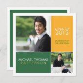 Ankündigung des Abschlusses der modernen Blockuniv (Vorne/Hinten)