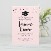 Ankündigung des Abschlusses der Modernen Sterne (Stehend Vorderseite)