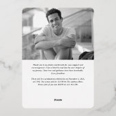 Ankündigung des Abschlusses der Script-Goldklasse  (Rückseite)