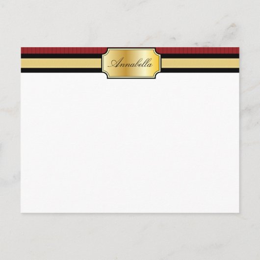 Ankündigung des Abschlusses der Sichelband Postkar (Rückseite)