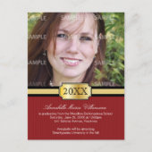 Ankündigung des Abschlusses der Sichelband Postkar (Vorderseite)