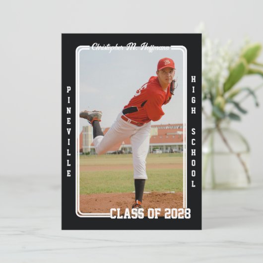 Ankündigung des Abschlusses der Sportkarte (Stehend Vorderseite)