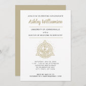 Ankündigung des Abschlusses der Zahnarztschule (Vorne/Hinten)