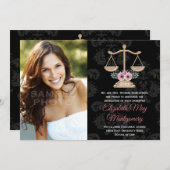 Ankündigung des Abschlusses des Fotos der Schule f (Vorne/Hinten)