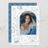 Ankündigung des Abschlusses des handgezeichneten W (Vorne/Hinten)