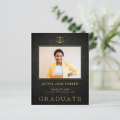 Ankündigung des Abschlusses des Haushaltsrechts Fo (Stehend Vorderseite)