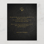 Ankündigung des Abschlusses des Haushaltsrechts Fo Flyer (Hinten)