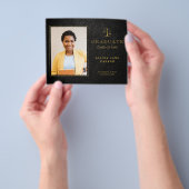 Ankündigung des Abschlusses des Haushaltsrechts Fo Flyer (Gruppe)