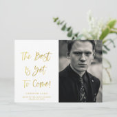 Ankündigung des Abschlusses des inspirierenden Gol (Stehend Vorderseite)