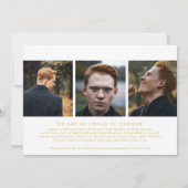 Ankündigung des Abschlusses des inspirierenden Gol (Rückseite)