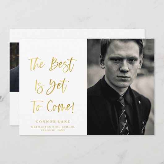 Ankündigung des Abschlusses des inspirierenden Gol (Vorne/Hinten)