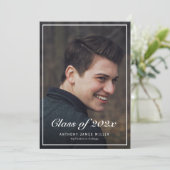 Ankündigung des Abschlusses des klassischen Fotos (Stehend Vorderseite)