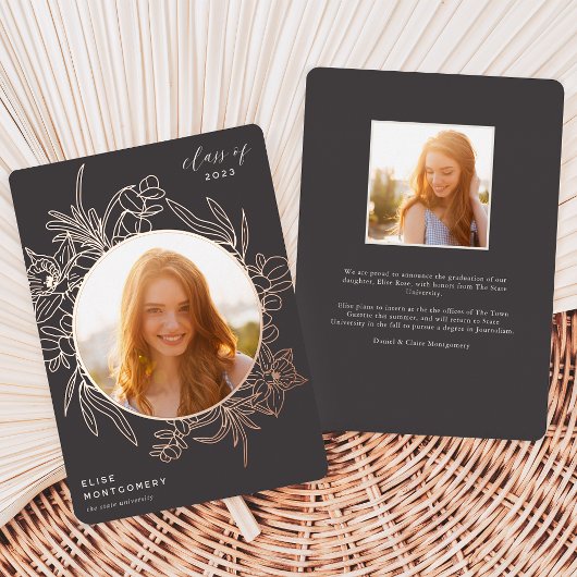 Ankündigung des Abschlusses des mineralischen Foto