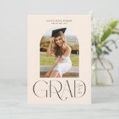 Ankündigung des Abschlusses des modernen Fotos (Stehend Vorderseite)