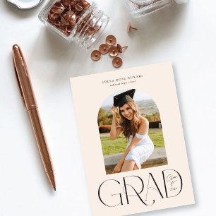 Ankündigung des Abschlusses des modernen Fotos