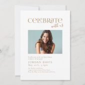 Ankündigung des Abschlusses des modernen Fotos Gol (Rückseite)