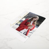 Ankündigung des Abschlusses des modernen Script Ch (Gedreht)