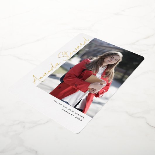 Ankündigung des Abschlusses des modernen Script Ch (Gedreht)