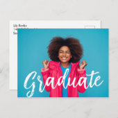 Ankündigung des Abschlusses des modernen Script-Fo (Vorne/Hinten)