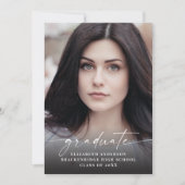 Ankündigung des Abschlusses des modernen White Scr (Vorderseite)