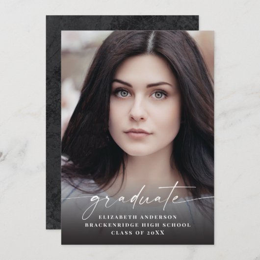 Ankündigung des Abschlusses des modernen White Scr (Vorne/Hinten)