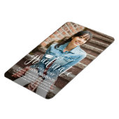 Ankündigung des Abschlusses des modernen White Scr Magnet (Linke Seite)