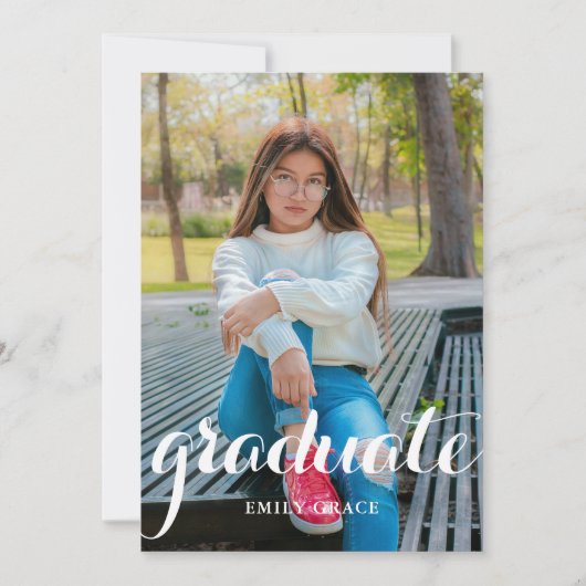 Ankündigung des Abschlusses einer modernen Kalligr (Vorderseite)