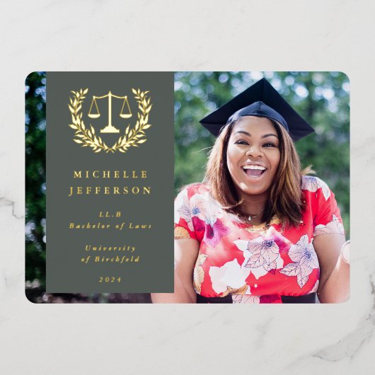 Ankündigung des Abschlusses einer Schule für grüne (Vorderseite)