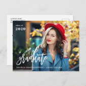 Ankündigung des Abschlusses eines einzigartigen Pi Postkarte (Vorne/Hinten)